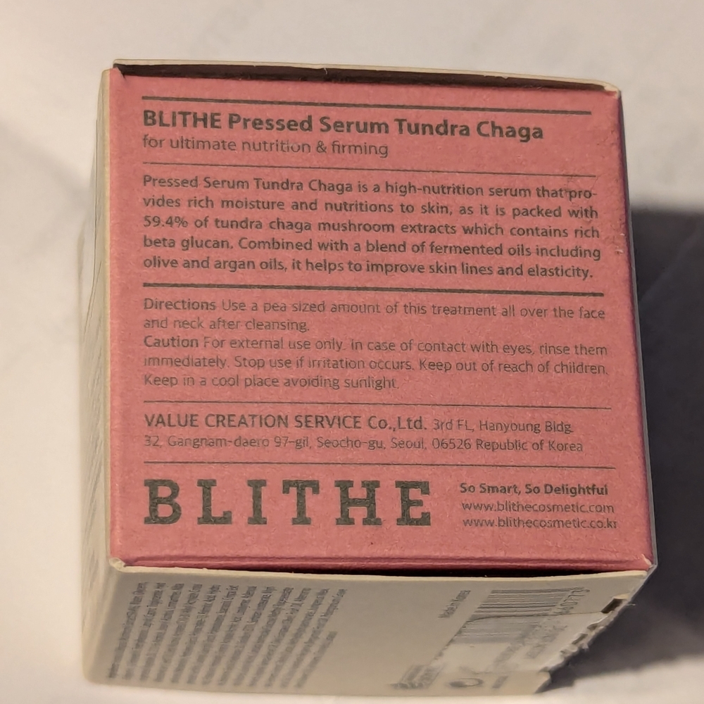 Brand New Pressed Serum Chaga Mushroom Cream Formula Firmness Tightening Lifting - Picture 7 of 9